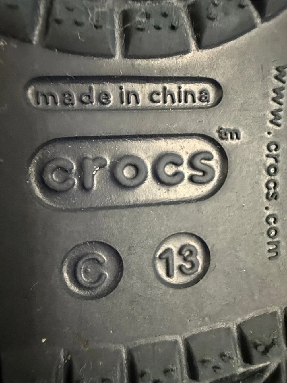 Crocs Crocband Toddler Boy Sandals Navy Red 13 C Used